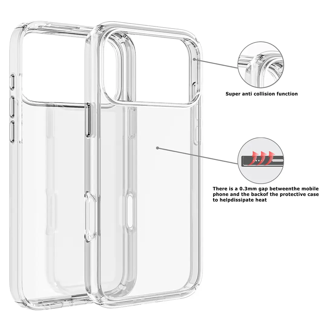 iPhone 17 Pro Fleck Case Crystal Clear